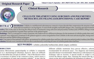 Tratamento para celulite com subcisão associada a preenchimento com PMMA (Goldincision®): relato de caso